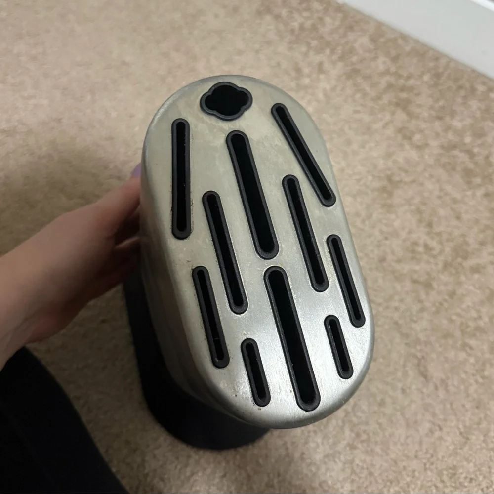 Global Knives 11-Slot Stainless Steel Knife Block